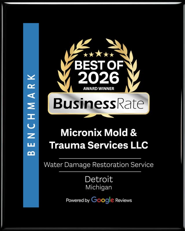 BusinessRate Best of 2026 Award Winner - Micronix Mold & Trauma Services LLC